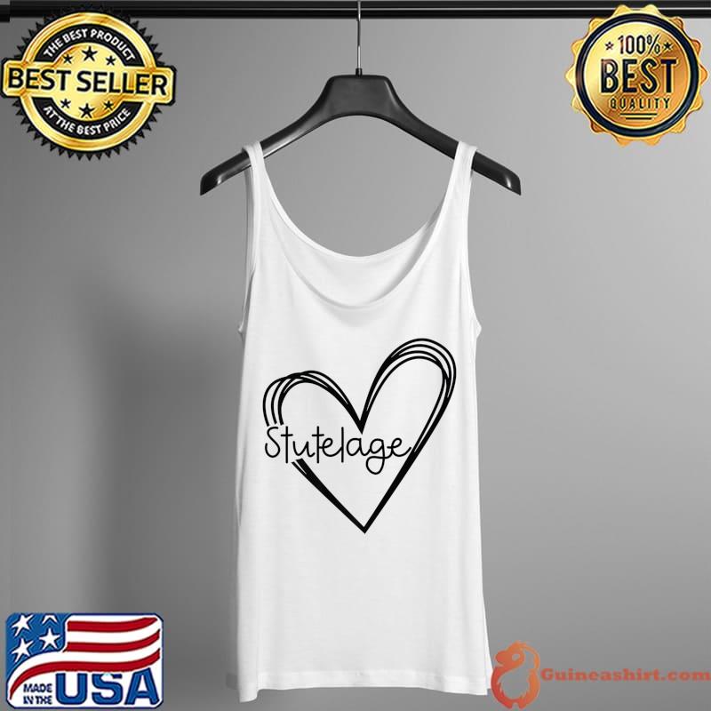 Stutelage Scribble Heart T-Shirt Tank Top