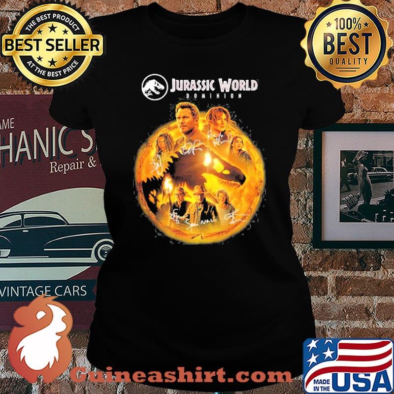 The jurassic world dominion signatures shirt