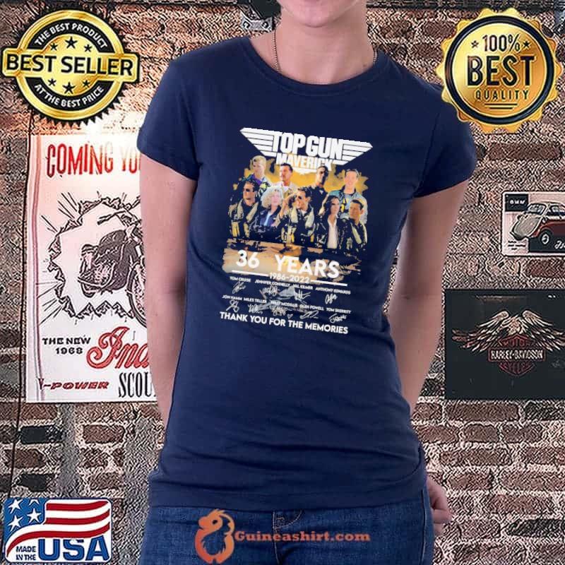 Top Gun Maverick 36 Years Shirt Ladiestee