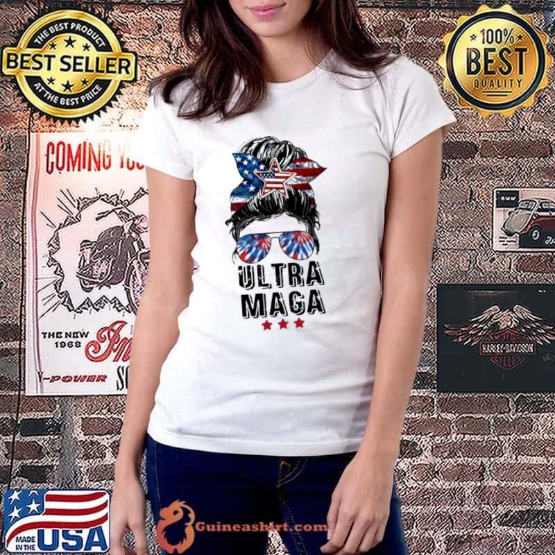Ultra Maga Messy Bun Girl shirt