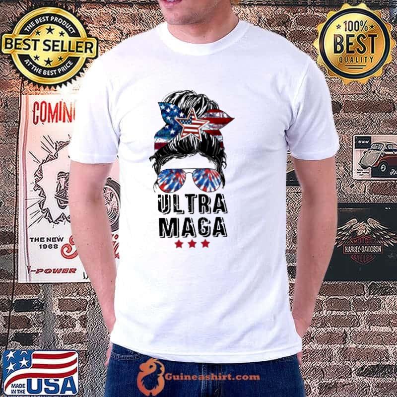 Ultra Maga Messy Bun Girl s Unisex