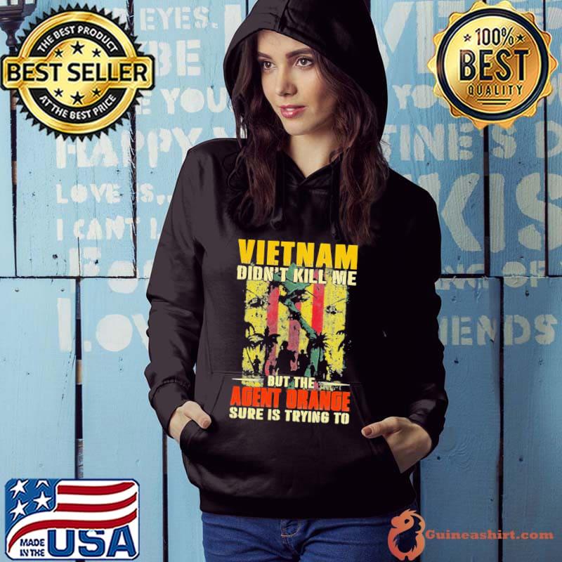 Vietnam war orange agent military shirt