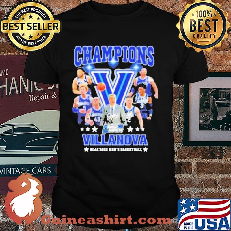 Villanova Wildcats Champions Final Four March Madness 2022 NCAA Men Basketball T-s Unisex