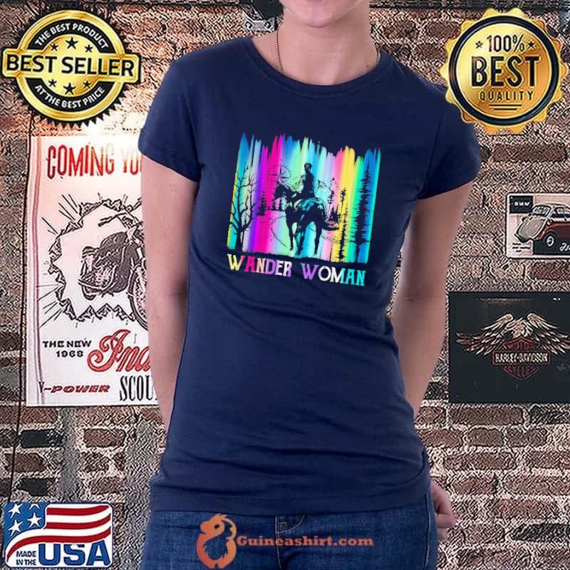 Wander Woman Horse Color Shirt Ladiestee