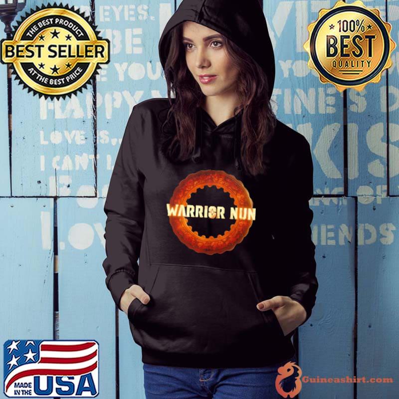 Warrior nun halo logo netflix shirt