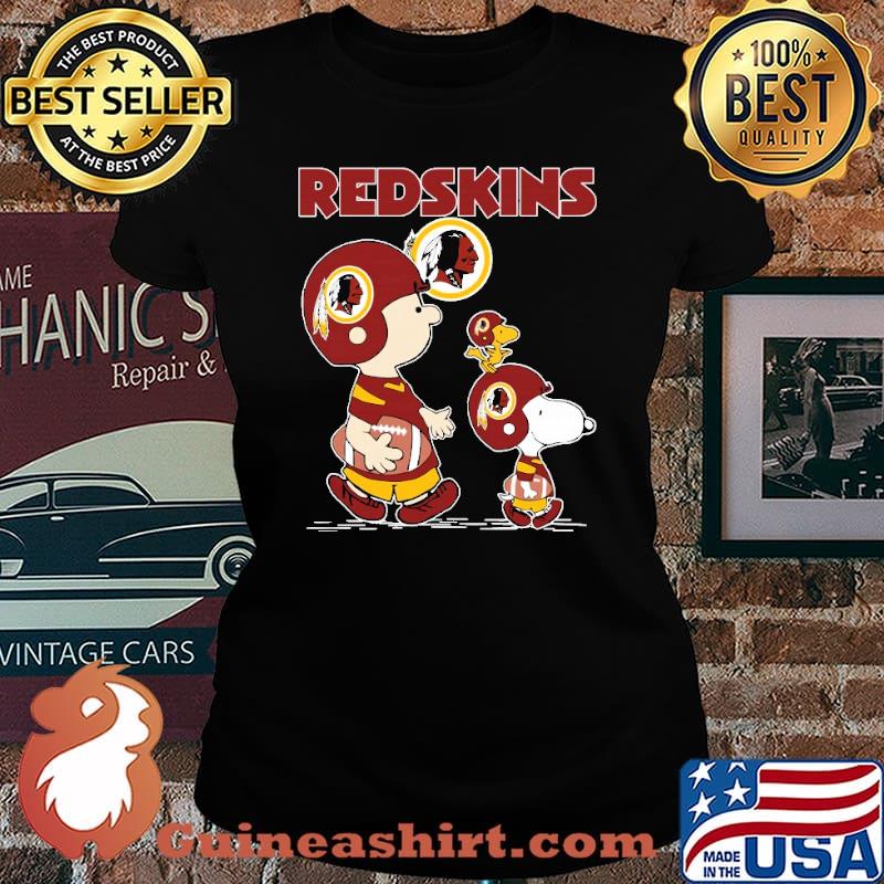 Washington Redskins Let's Play Football Together Snoopy NFL Shirts Women's  T-Shirt 