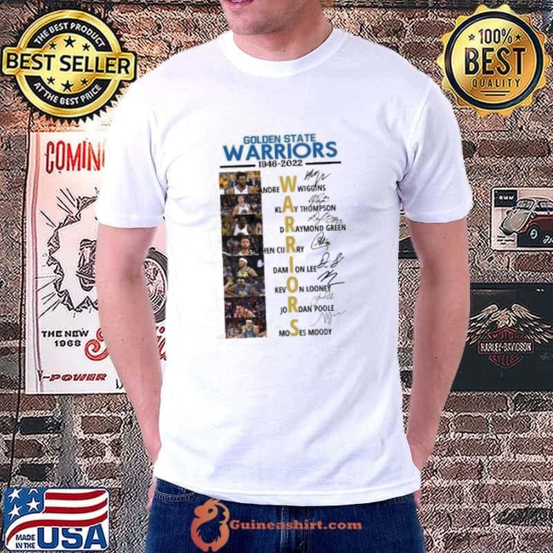2022 NBA Finals Champions Golden State Warriors Team Signature Shirt