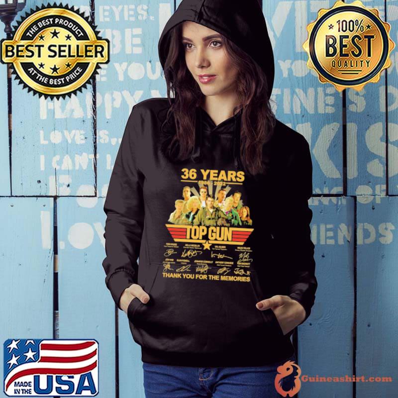36 Years 1986 2022 Top Gun Thank you For The Memories Shirt Hoodie