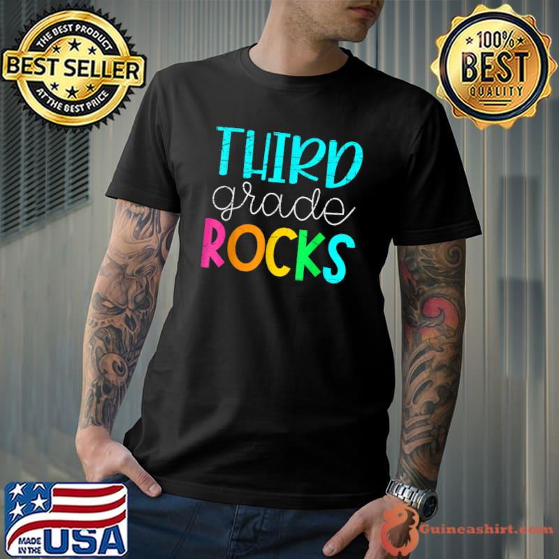 3rd teacher team third grade rocks T-Shirt