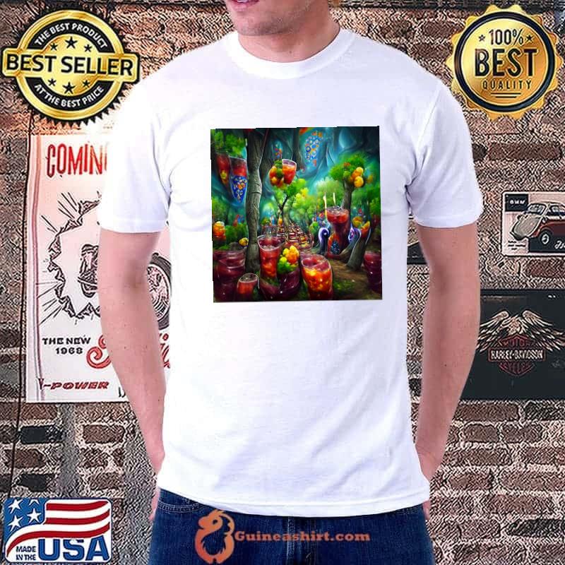 A trippy psychedelic art of the forest T-Shirt