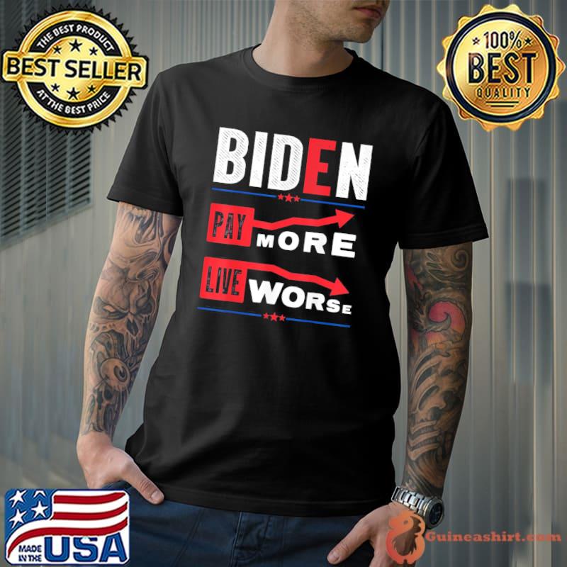 AntI Biden pay more live worse Biden pay more shirt