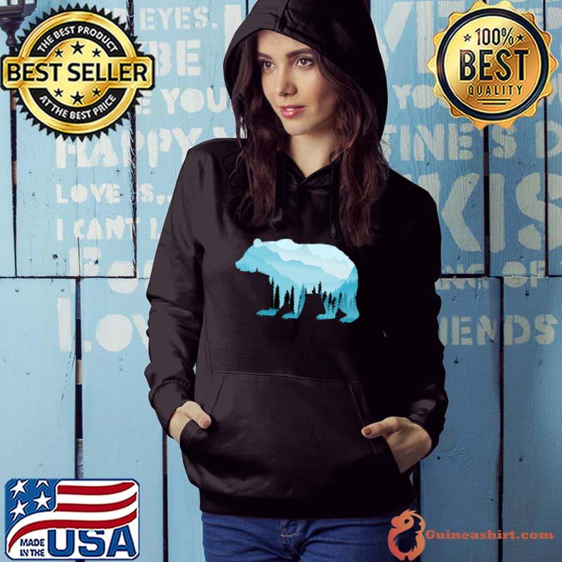 Bear Exposure Preserve Surreal Wildlife Animal T-Shirt Hoodie