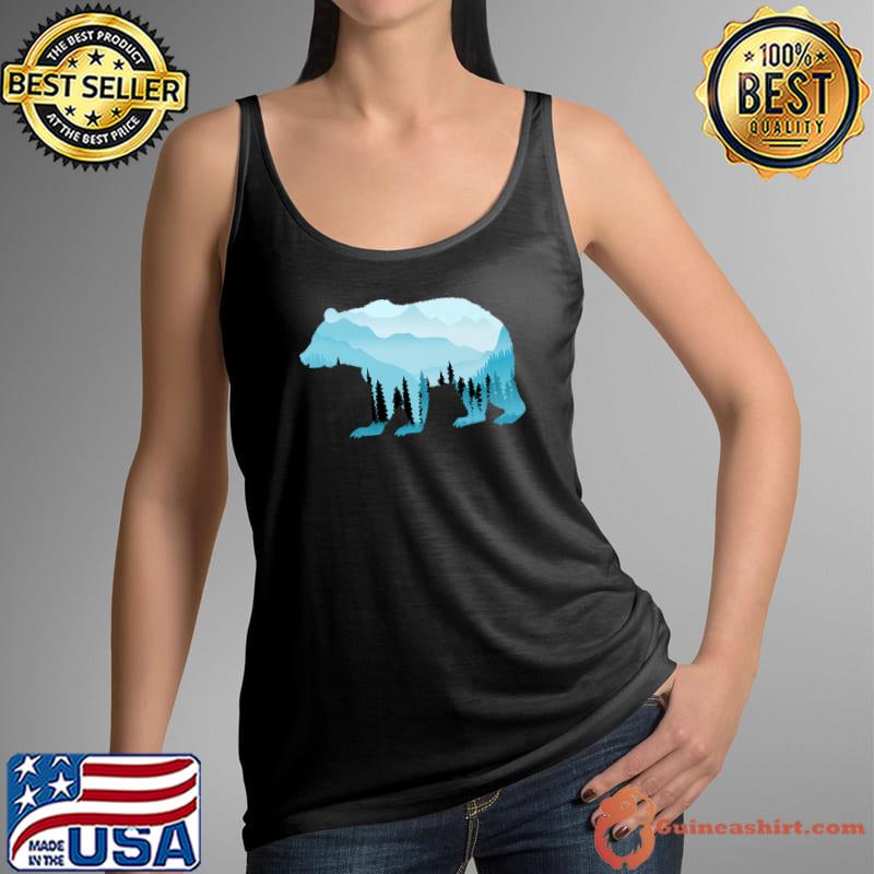 Bear Exposure Preserve Surreal Wildlife Animal T-Shirt Tank Top