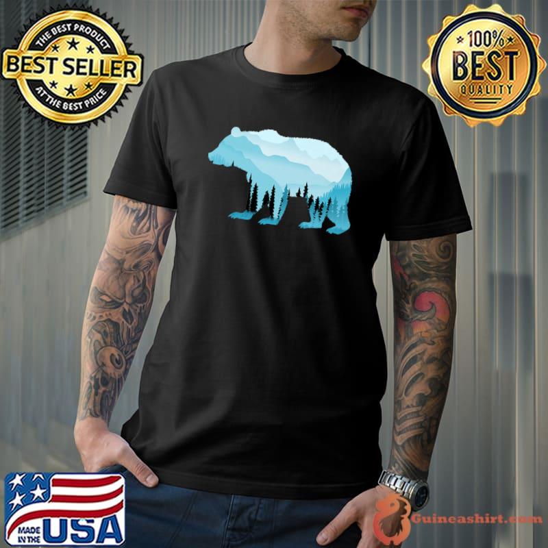 Bear Exposure Preserve Surreal Wildlife Animal T-Shirt