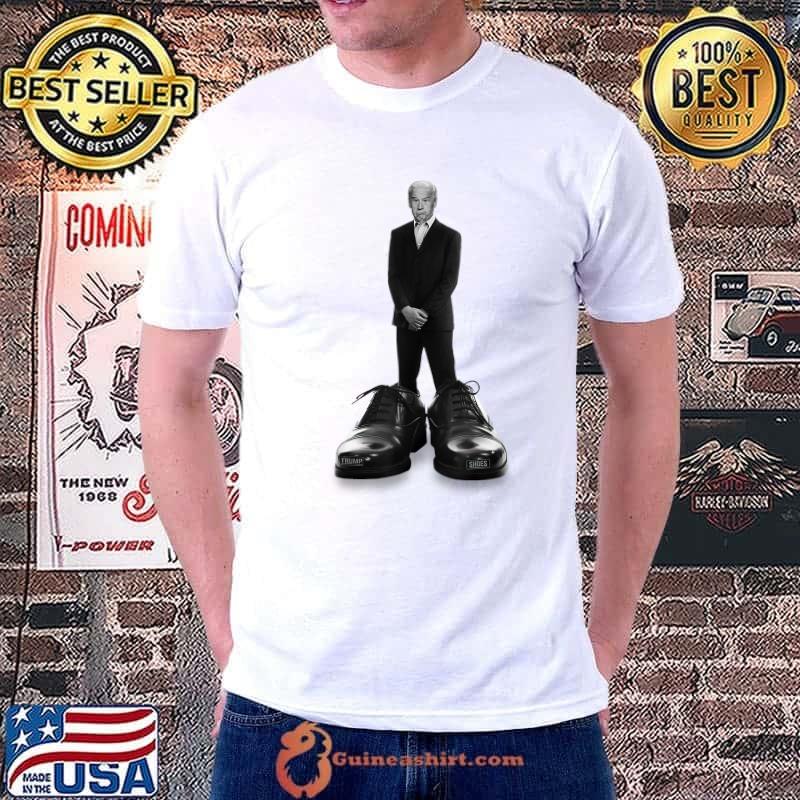 Biden Can't Fill Trump's Shoes Anti Joe Biden T-Shirt