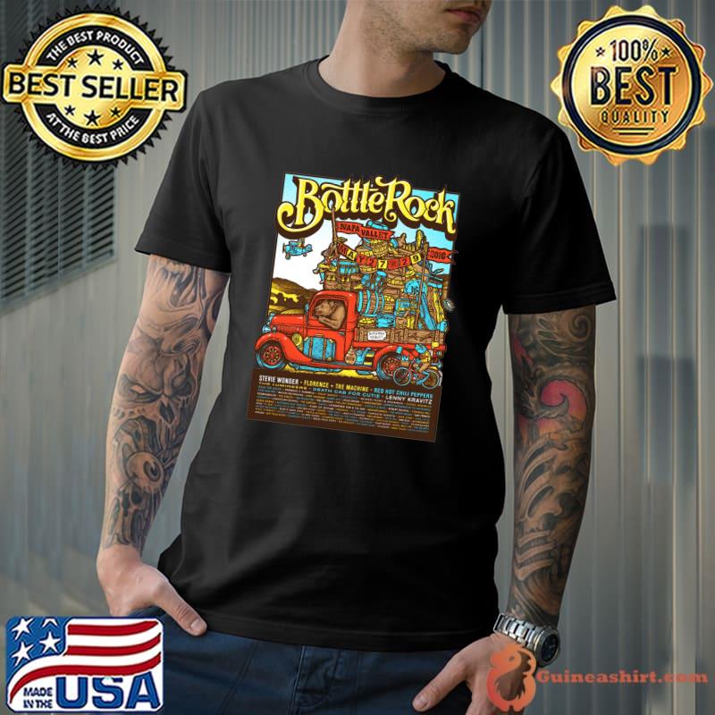 Bottle Rock bear driving truck Classic T-Shirt