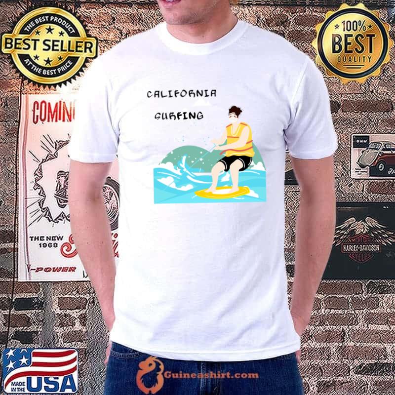 California surfing man surfer T-Shirt