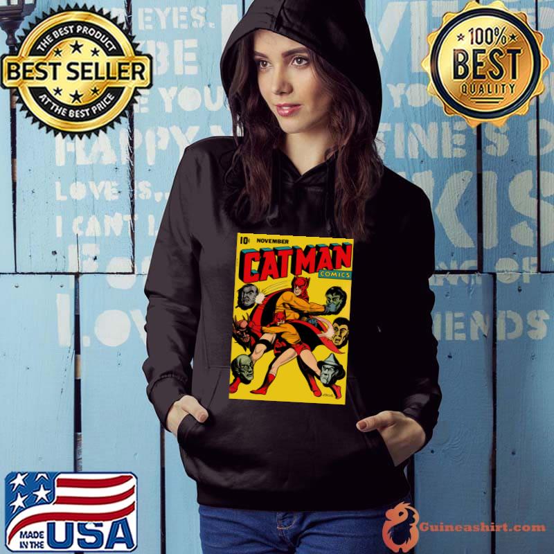 Catman Comics Superhero Adventure Poster T-Shirt Hoodie