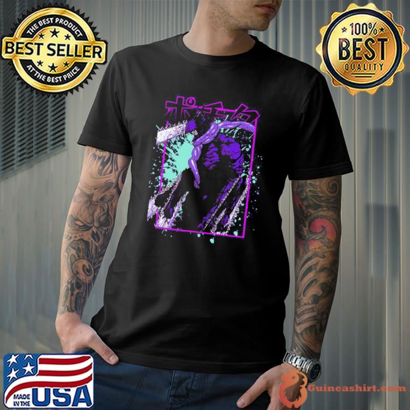 Chainsaw man anime manga japanese style art shirt