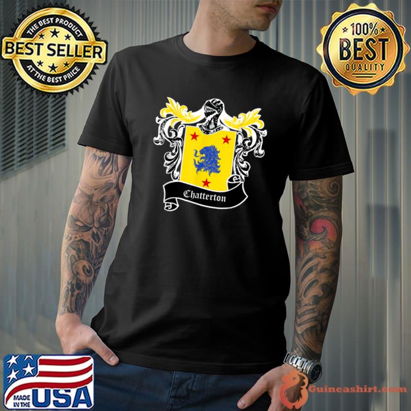 Chatterton coat of Arms surname last name family crest T-Shirt