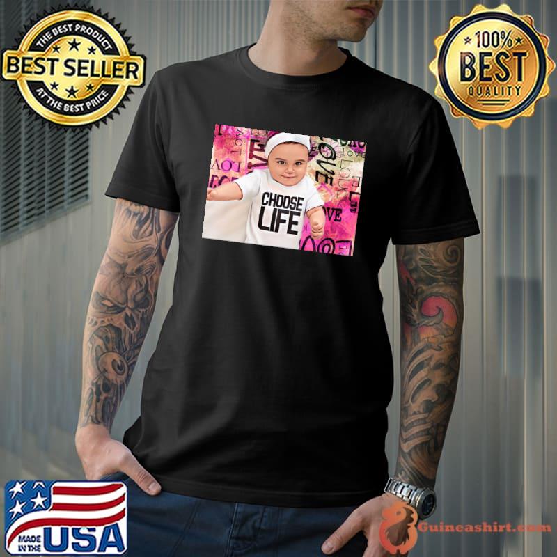 Choose life happy baby prolife pro life T-Shirt