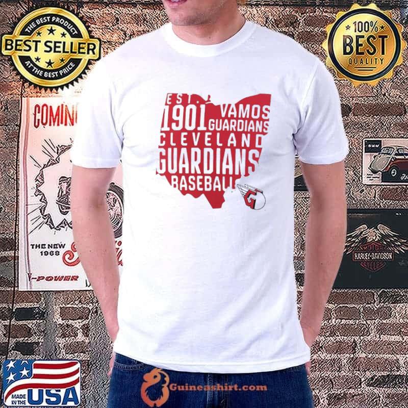 Cleveland Guardians Baseball Est 1901 Vamos Guardians Shirt