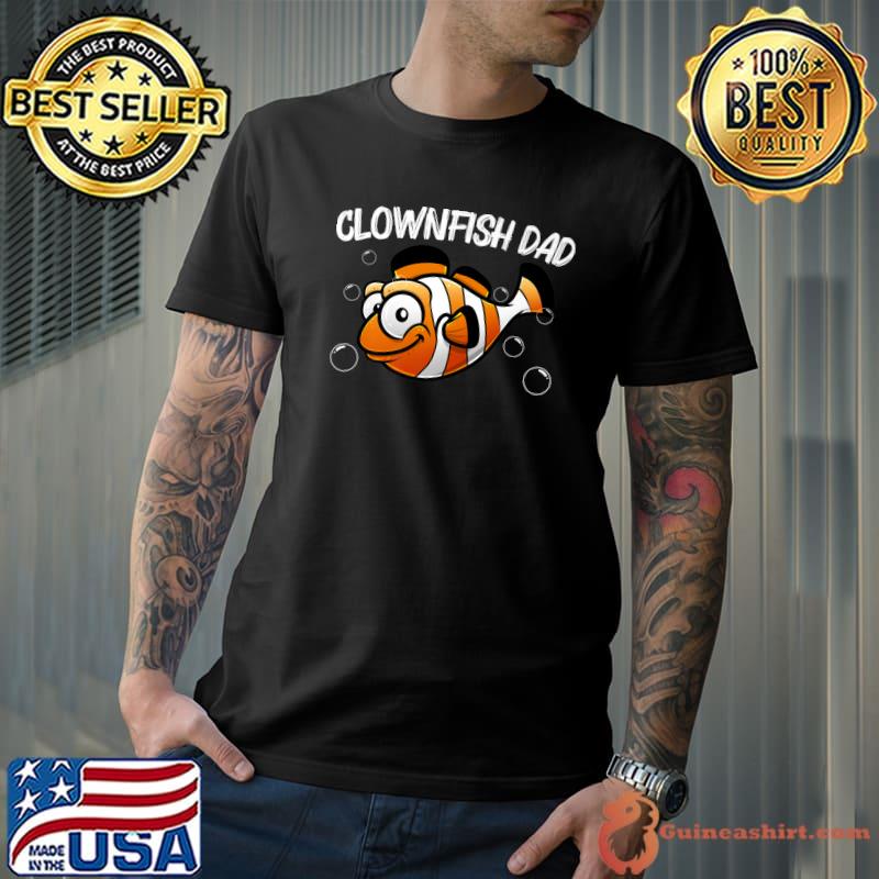 Clownfish Dad Papa Sea Clown Fish Ocean T-Shirt