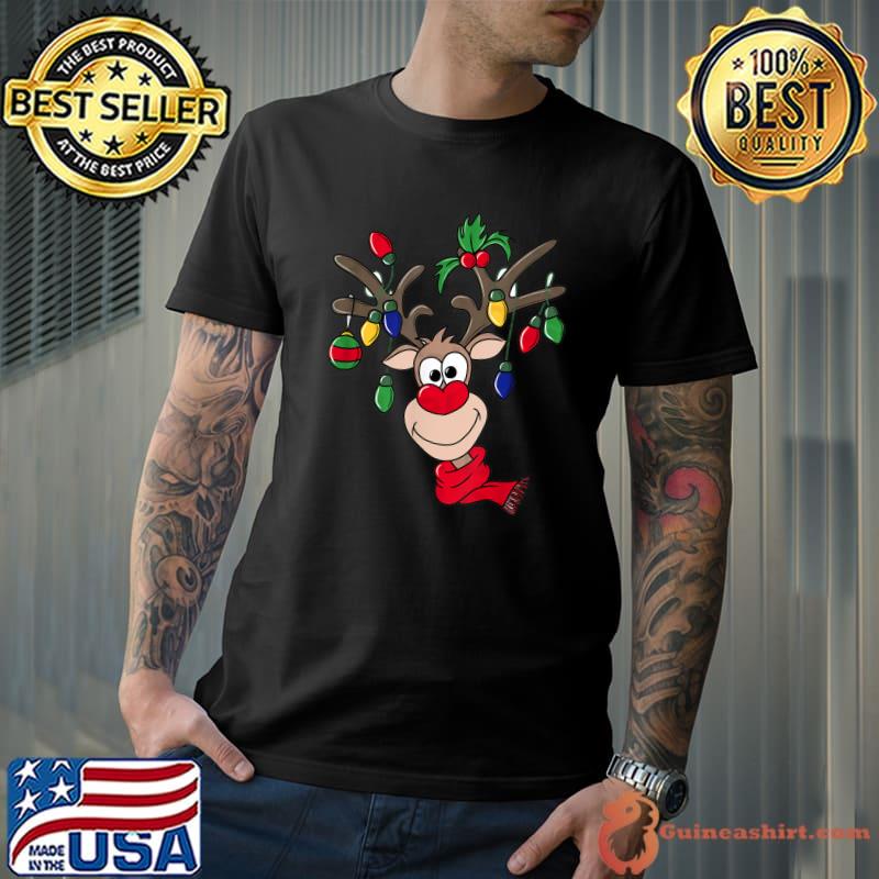 Deer Squad Christmas Lights T-Shirt