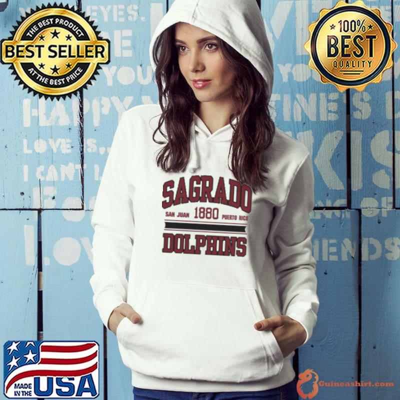 Del Sagrado Corazon Dolphins 1880 Shirt Hoodie