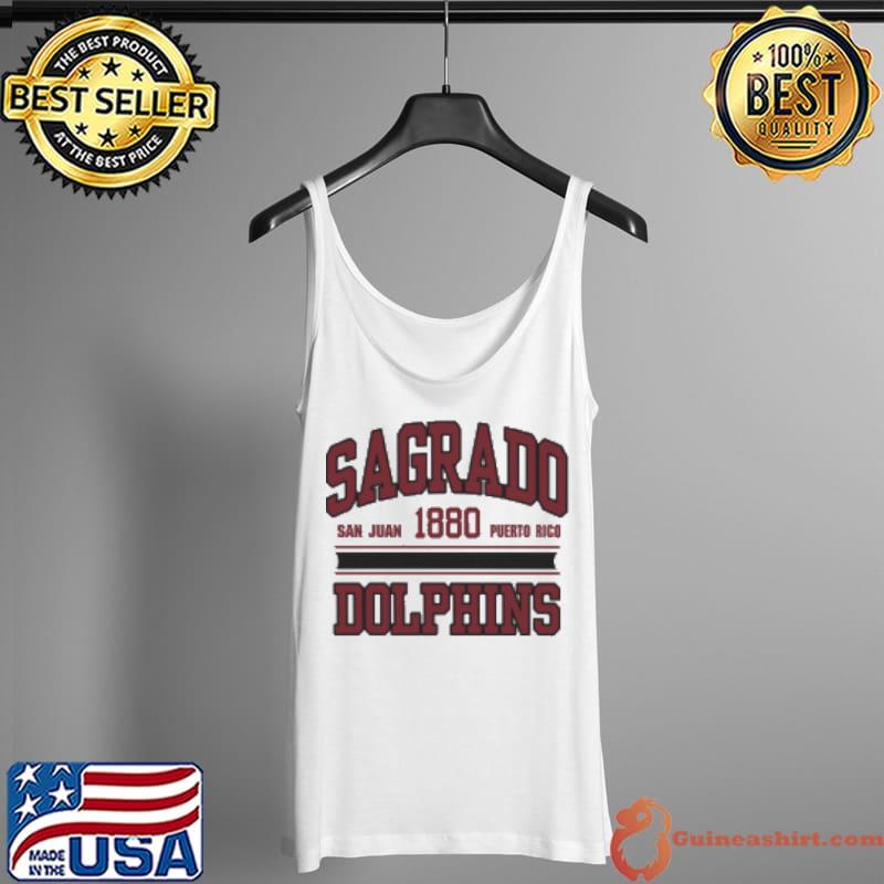 Del Sagrado Corazon Dolphins 1880 Shirt Tank Top