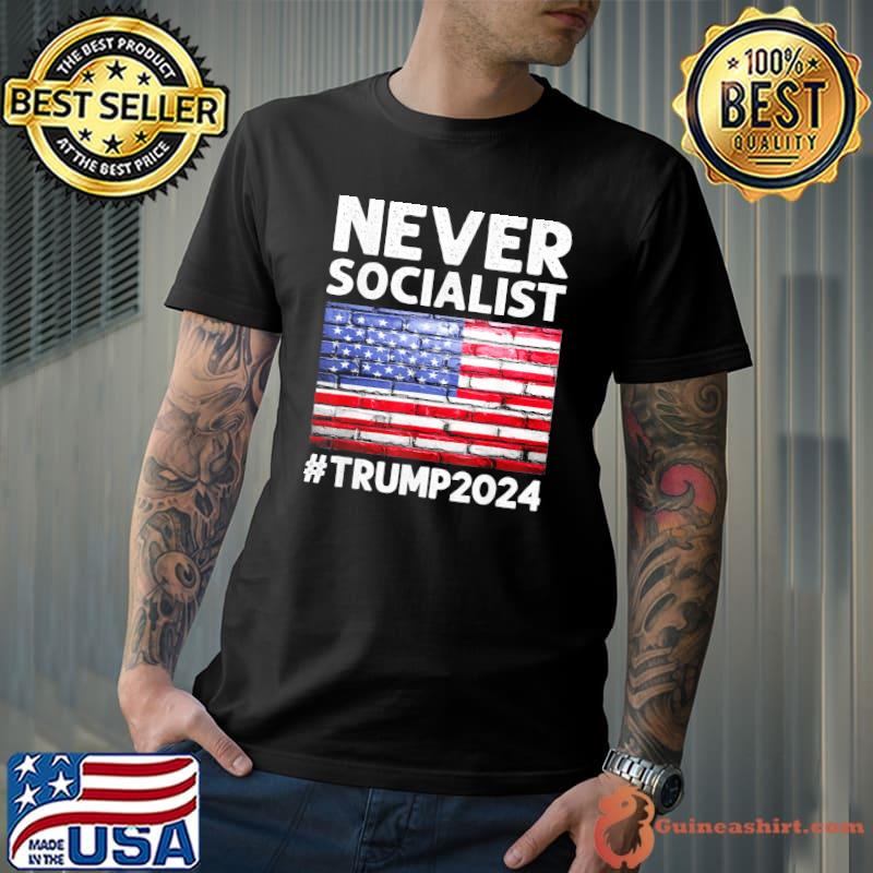 Donald Trump 2024 president election republican usa flag shirt