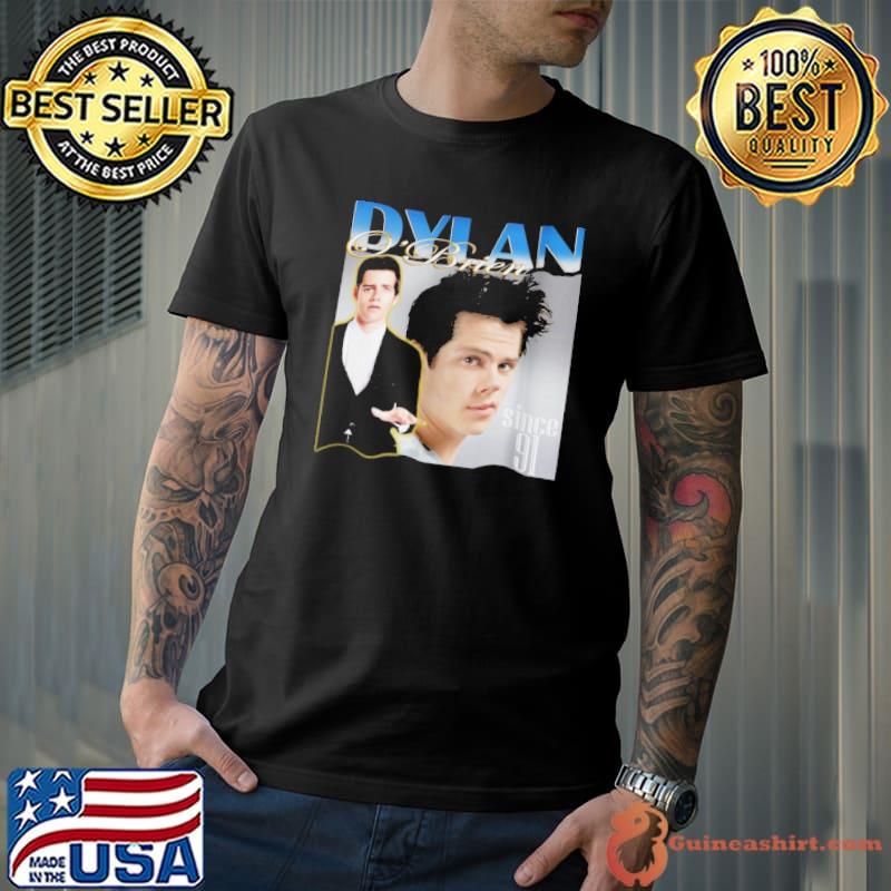 Dylan o'brien inspired 90s bootleg rap old school 76 shirt