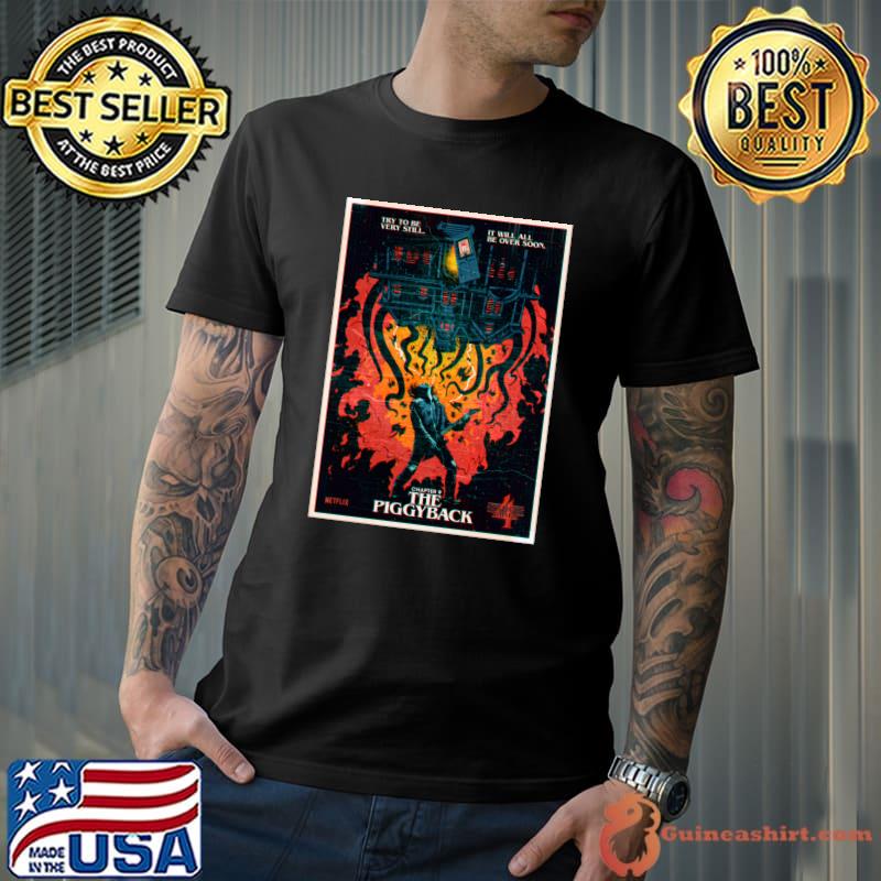 Eddie Playing Guitar - The Piggyback Classic T-Shirt