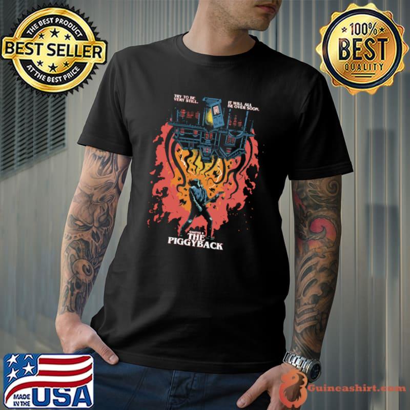 Eddie Playing Guitar - The Piggyback T-Shirt