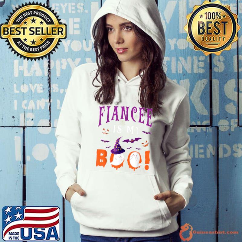 Fiancee Is My Boo Two Halloween Witch Boo Ghosts Couple T-Shirt Hoodie