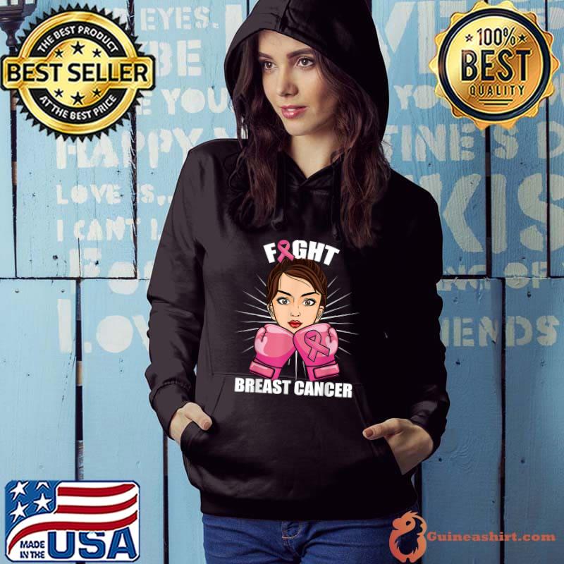 Fight Breast Cancer African American T-Shirt Hoodie