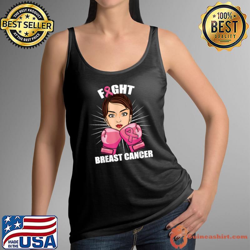 Fight Breast Cancer African American T-Shirt Tank Top