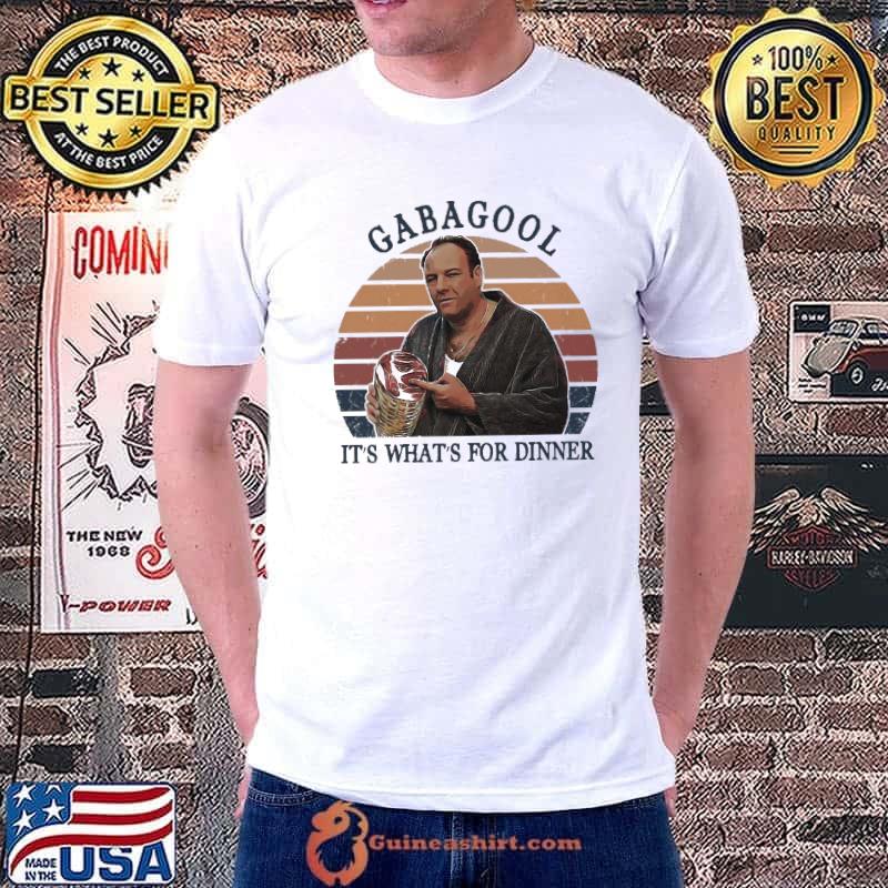 Gabagool it's what's for dinner vintage shirt
