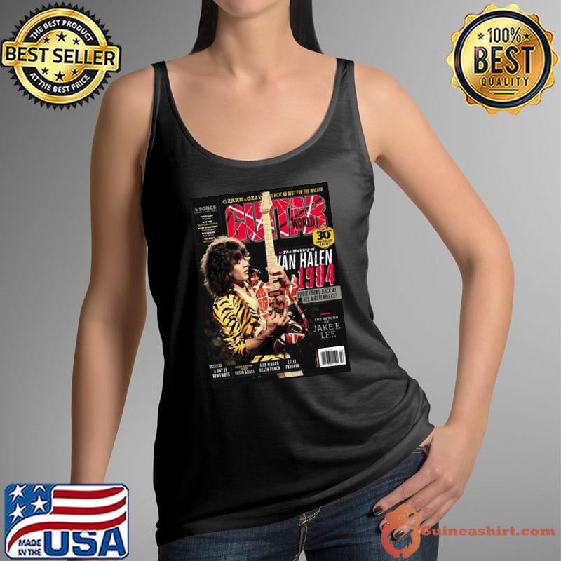 Guitar Van World Eddie Van Halen Magazine Shirt Tank Top