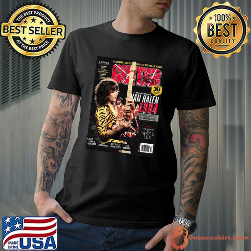 Guitar Van World Eddie Van Halen Magazine Shirt