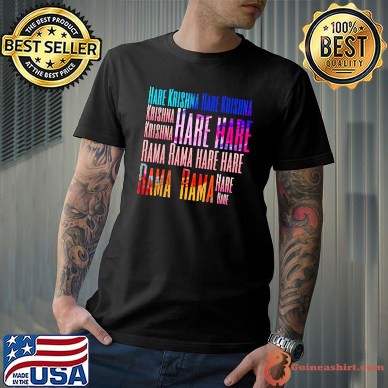 Hare Krishna maha mantra tye die T-Shirt