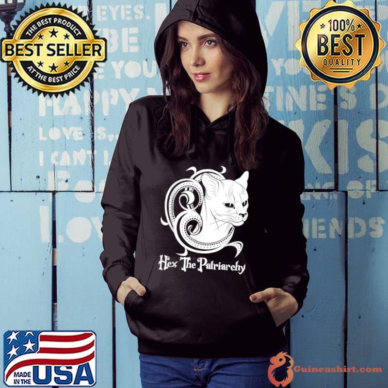Hex The Patriarchy Witch Feminism Hex The Patriarchy Cat T-Shirt Hoodie