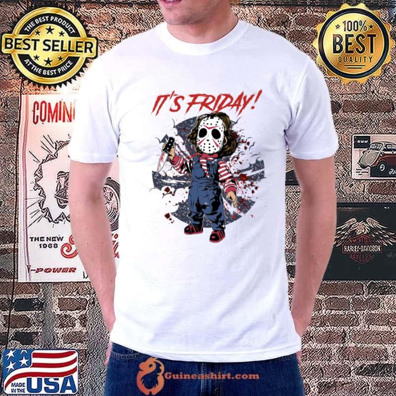 It's 13th Friday Halloween Horror Graphic Horror Movie T-Shirt
