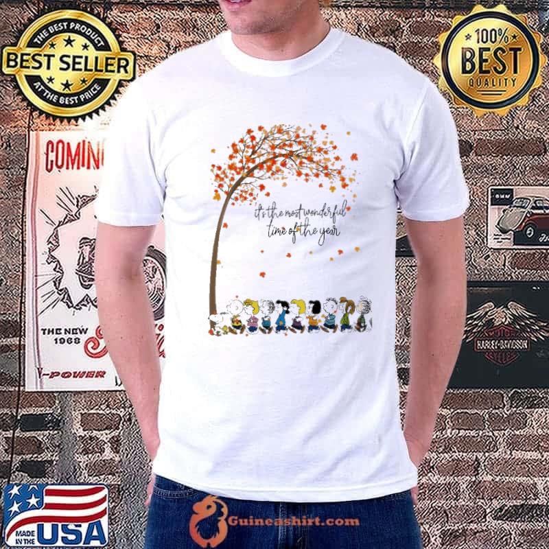 It's The Most Wonderful Time Of The Year Snoopy And Charlie's Friend Shirt