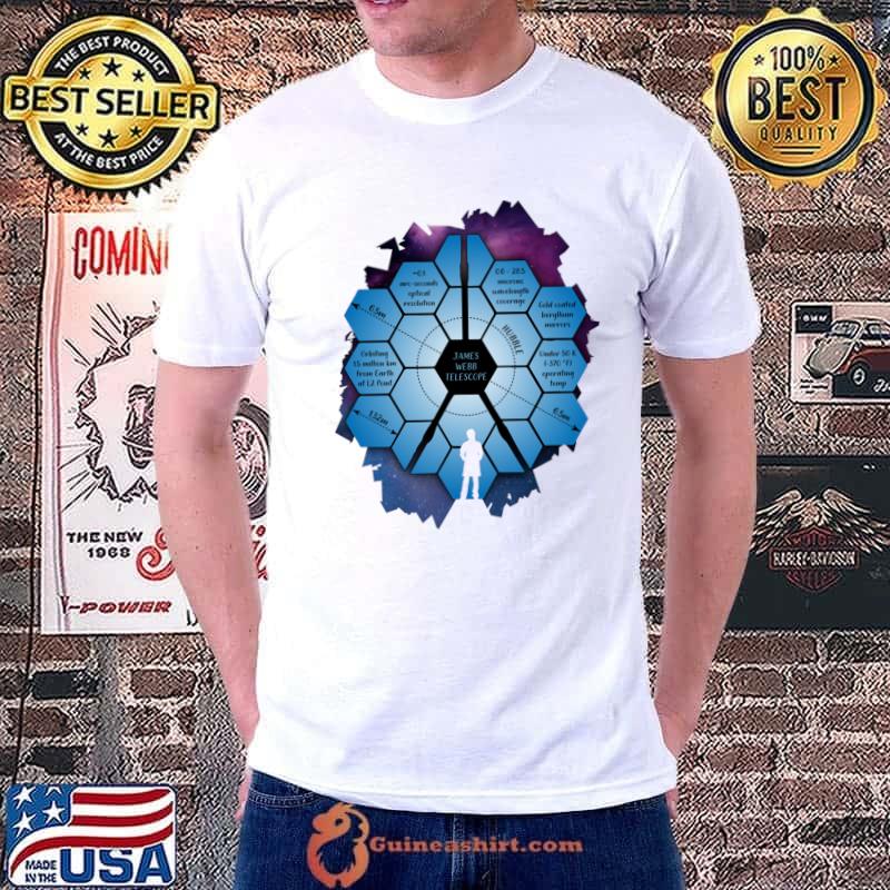 James webb telescope orbiting 15 million kin from earth at l2 point T-Shirt