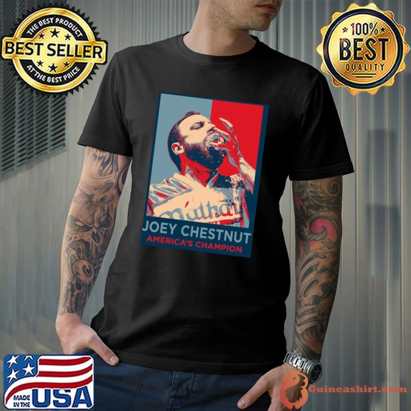 Joey chestnut america's champion art shirt