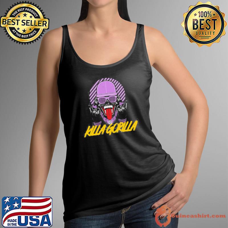 Killa gorilla hiphop retro artwork s Tank Top