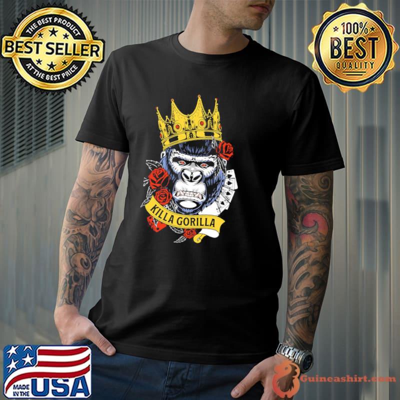 Killa gorilla king artwork shirt