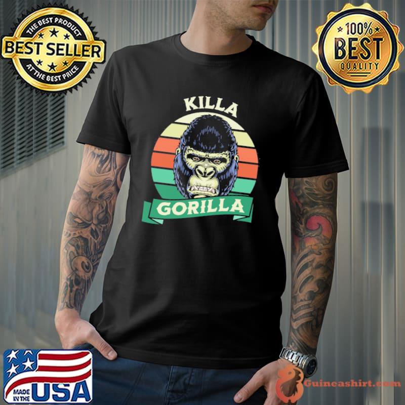 Killa gorilla vintage retro shirt