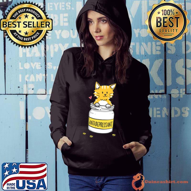 Kitty Antidepressant Love Medicine cat T-Shirt Hoodie